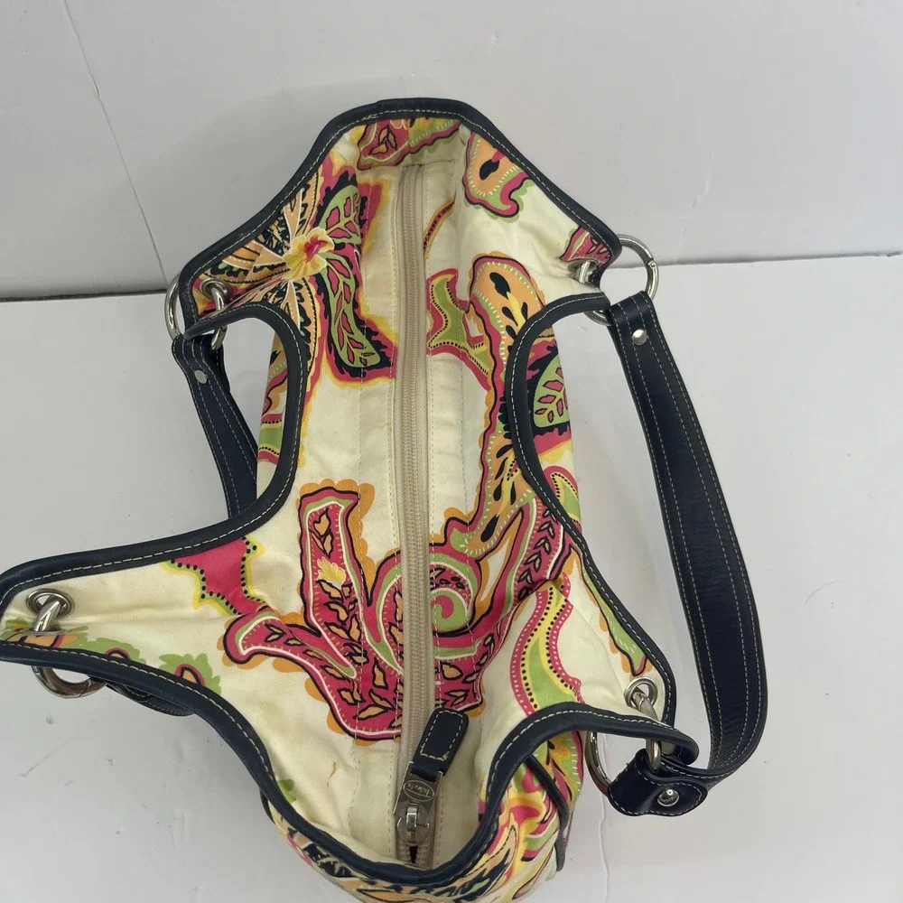 Floral Shoulder Bag‎ Y2K Resort Lilly Pulitzer Style Paris Hilton Bright Purse